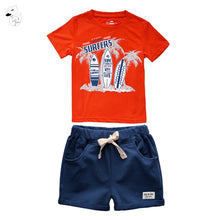 Load image into Gallery viewer, T-Shirt Top Pants Sets for Baby Boys