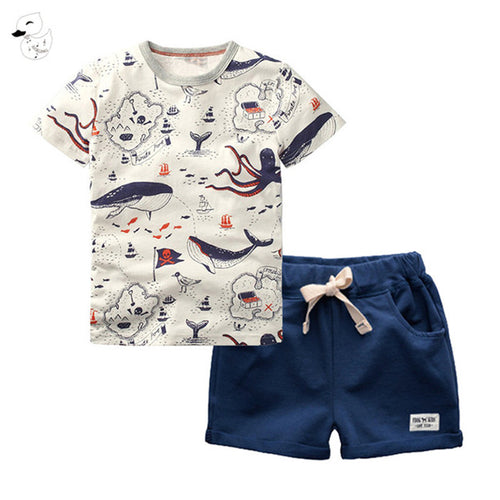 Children's Sets for Boys O-Neck T-Shirt and Pants