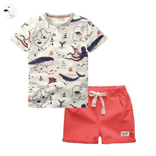 Load image into Gallery viewer, Children's Sets for Boys O-Neck T-Shirt and Pants