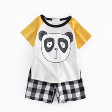 Load image into Gallery viewer, Kid Boys Clothes Panda Sets