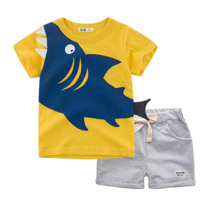 Baby Boys Kid Clothes Set Shark