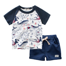 Load image into Gallery viewer, Boys Clothes Sets Cartoon Whale